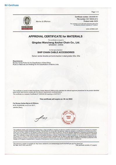 bv certificate